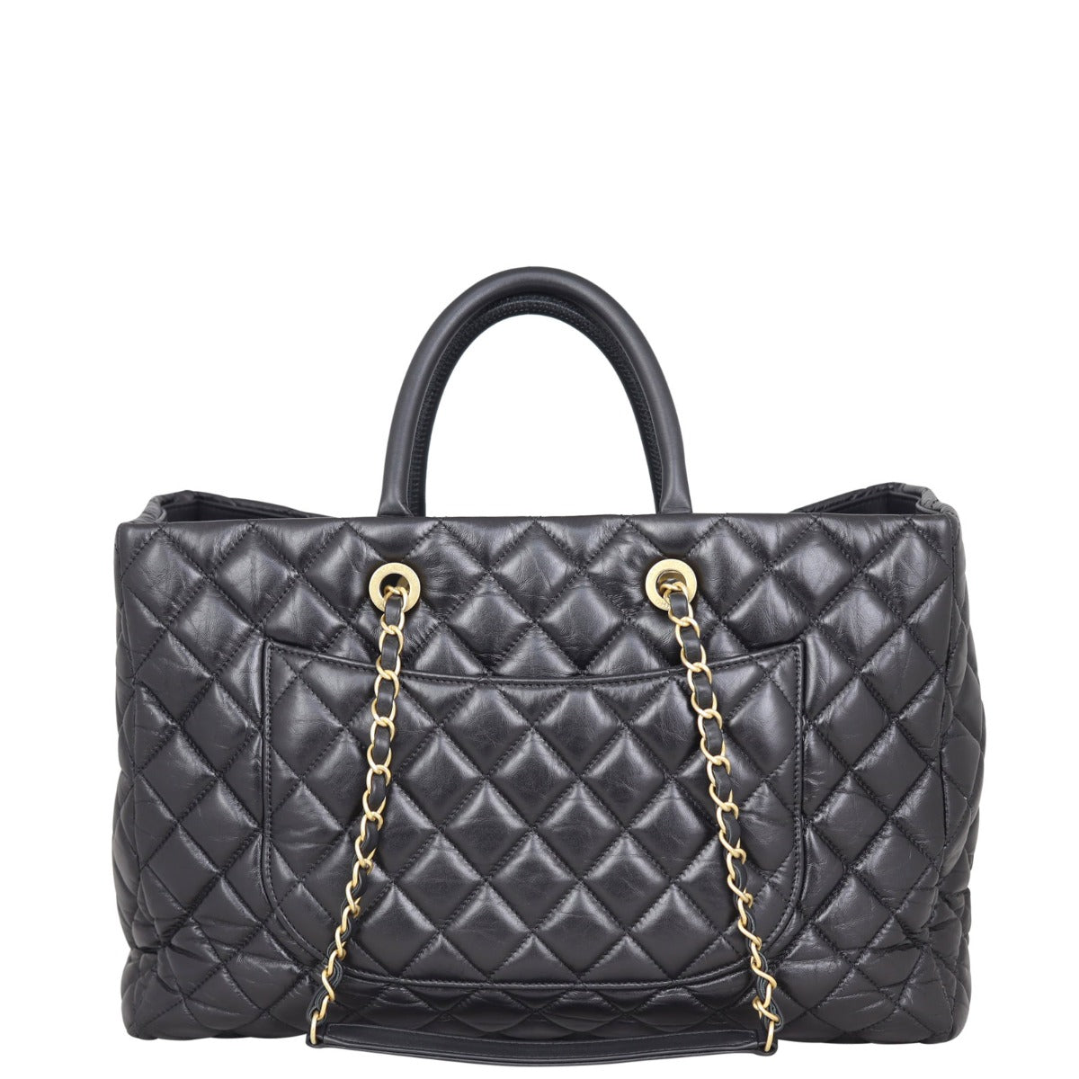 Chanel Coco Handle Shopping Tote Large Back