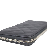 Chanel Classic Zipped Wallet Corner Closeup