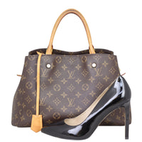 Louis Vuitton Montaigne MM Monogram Shoe