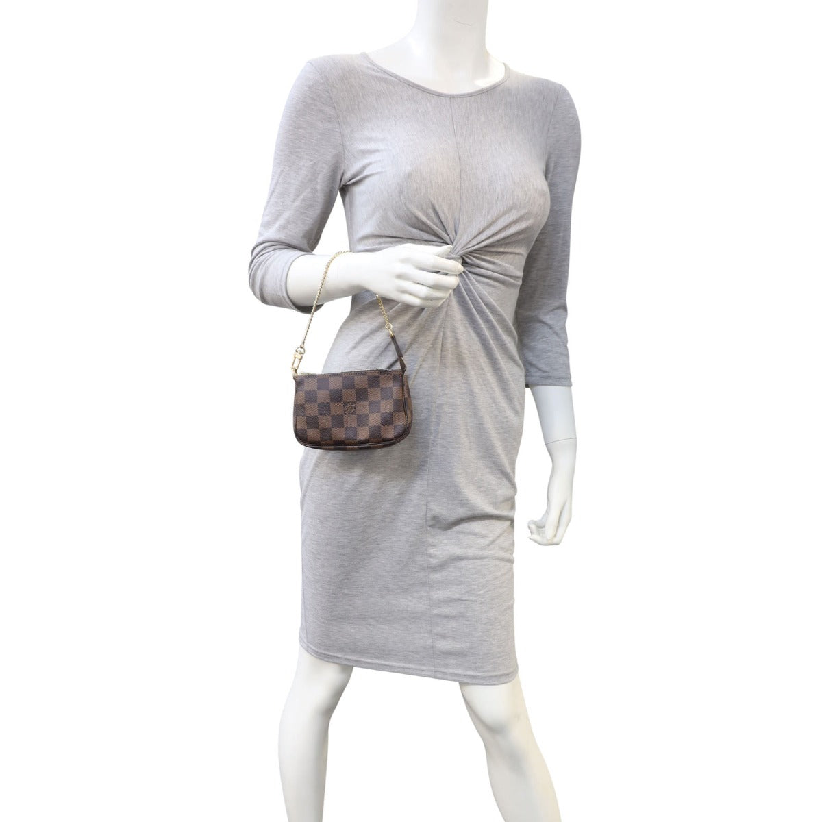 Louis Vuitton Mini Pochette Accessoires Damier Ebene Mannequin
