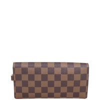 Louis Vuitton Portefeuille Accordion Long Chain Wallet Damier Ebene Back