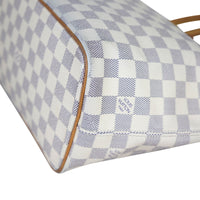 Louis Vuitton Saleya PM Damier Azur Corner Closeup