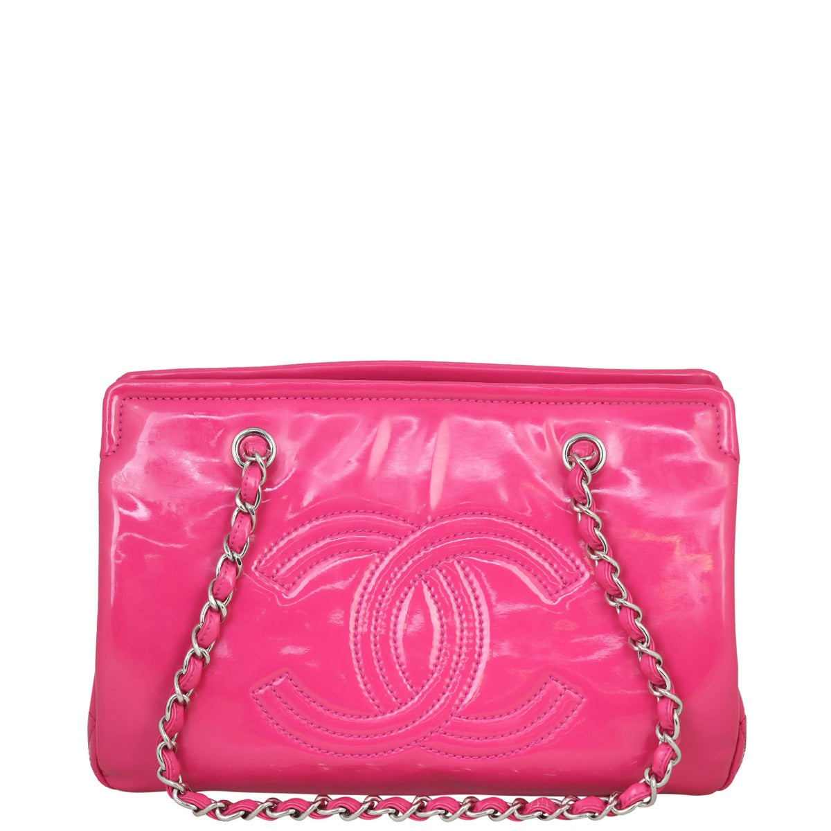 Chanel CC Lipstick Ligne Tote Front