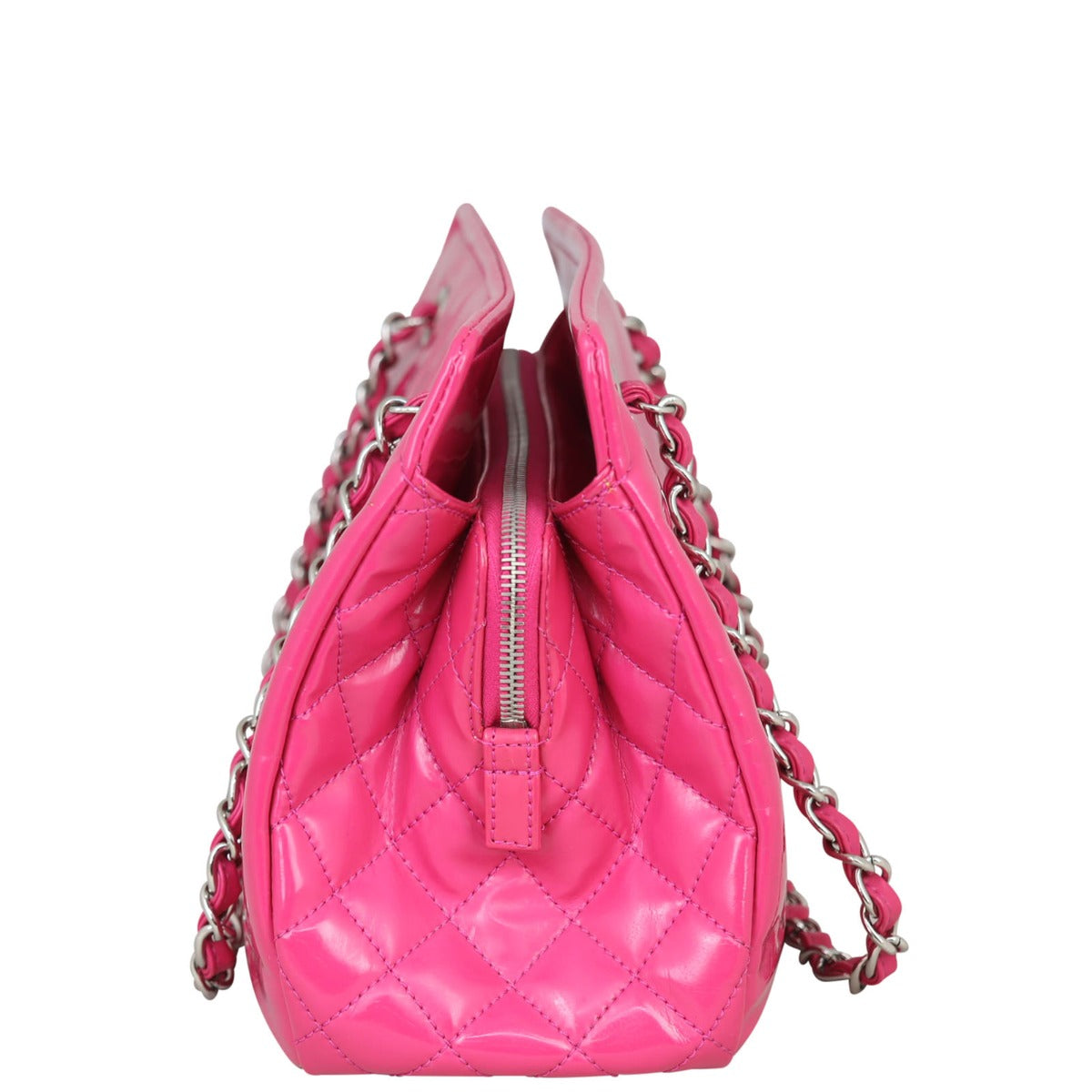 Chanel CC Lipstick Ligne Tote Side