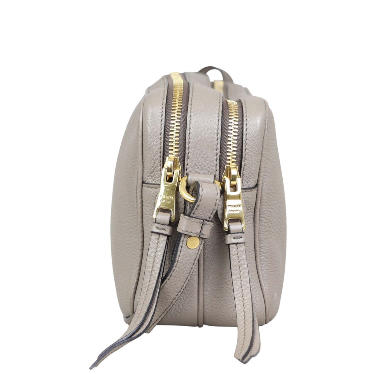 Prada Vitello Phenix Crossbody Bag Side