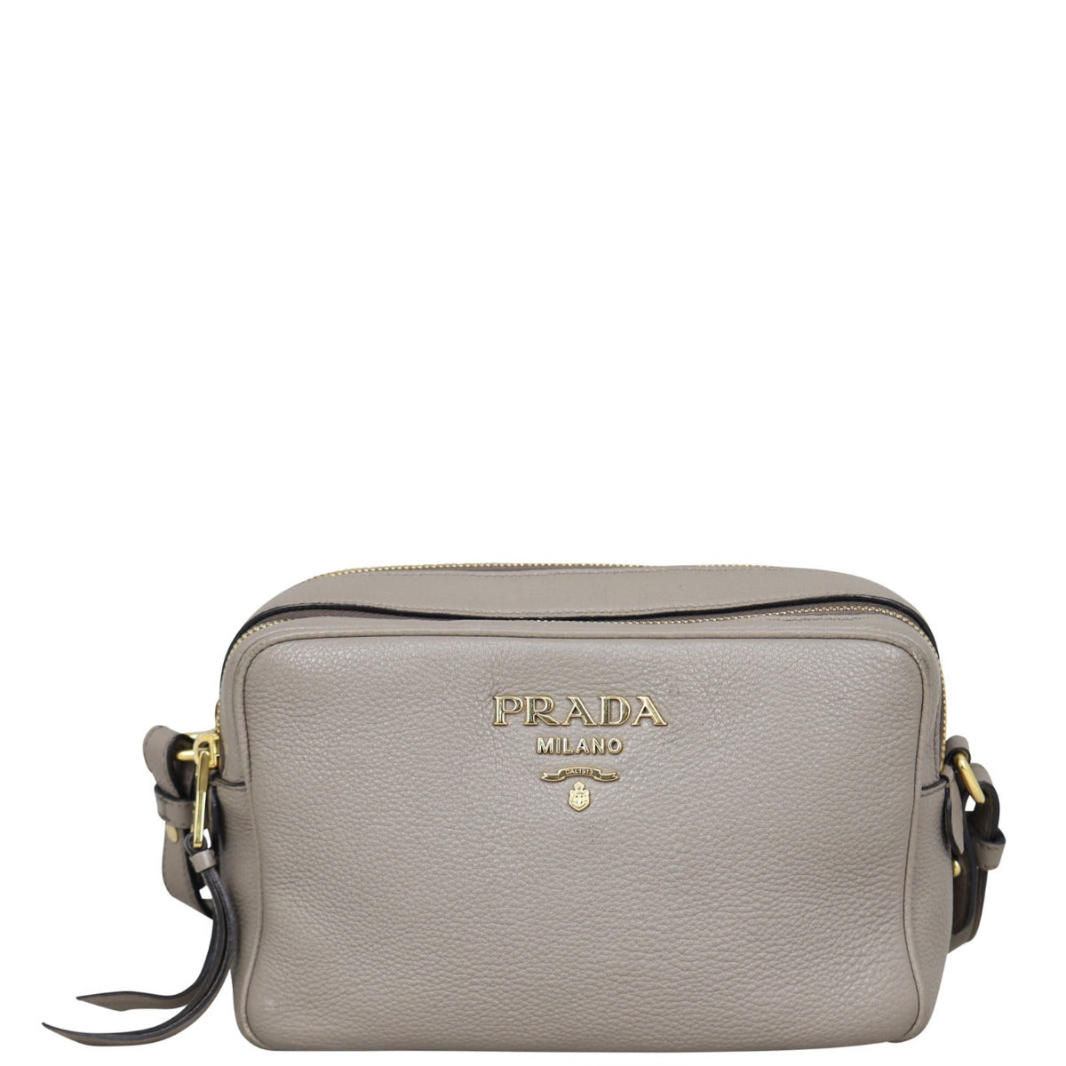 Prada Vitello Phenix Crossbody Bag Front