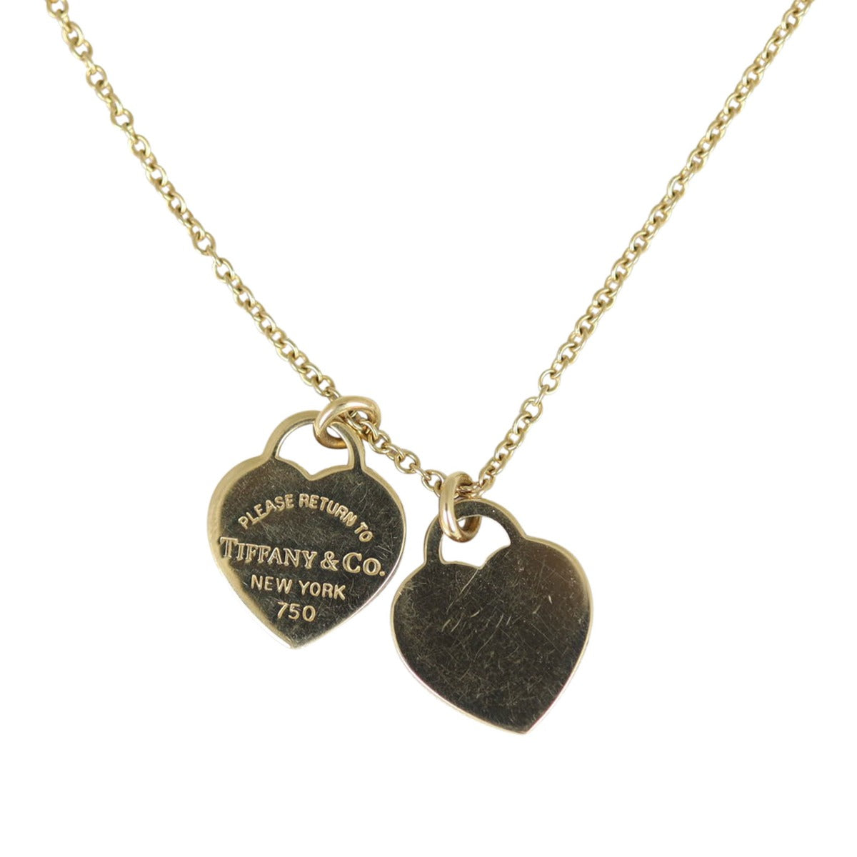 Tiffany & Co Return to Tiffany Double Heart Tag Pendant Pendant