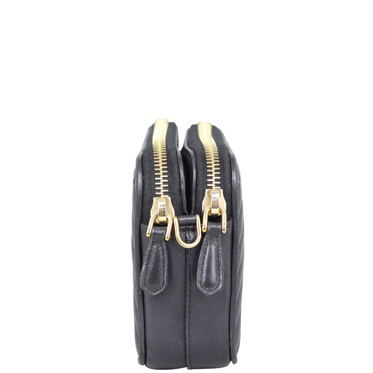 Prada Diagramme Nappa Mini Chain Shoulder Bag Side