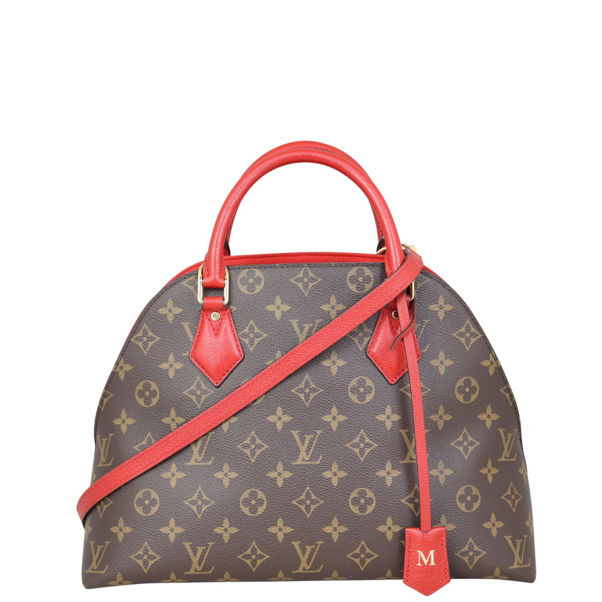 Louis Vuitton Alma BNB Monogram Cerise Front with Strap