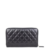 Chanel Classic CC Zip Around Organiser Wallet Back
