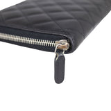 Chanel Classic CC Zip Around Organiser Wallet Corner Closeup
