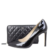 Chanel Classic CC Zip Around Organiser Wallet Shoe