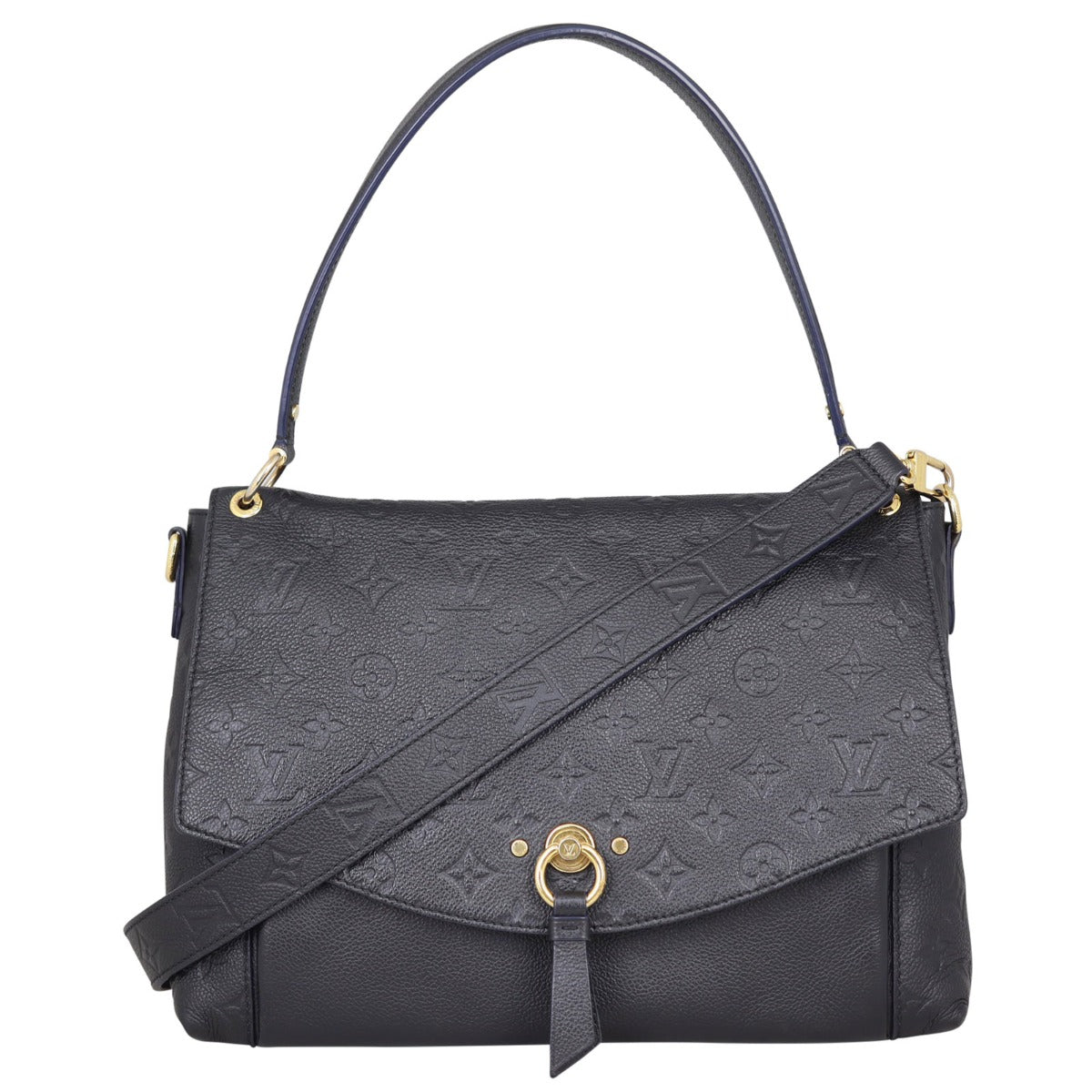 Louis Vuitton Blanche MM Monogram Empreinte Front with Strap