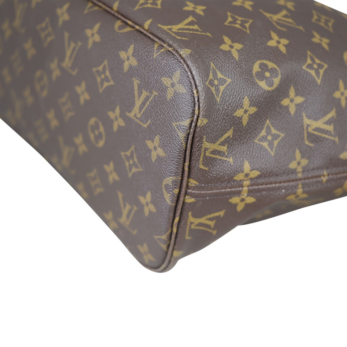 Louis Vuitton Neverfull MM Monogram Corner Closeup