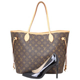 Louis Vuitton Neverfull MM Monogram Shoe