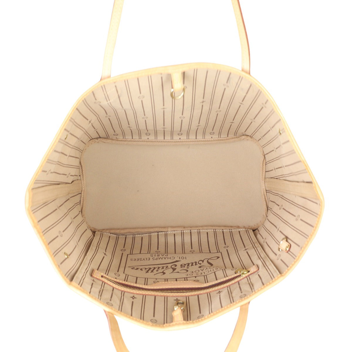 Louis Vuitton Neverfull MM Monogram Interior