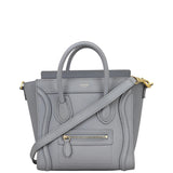 Celine Nano Luggage Tote Front with Strap