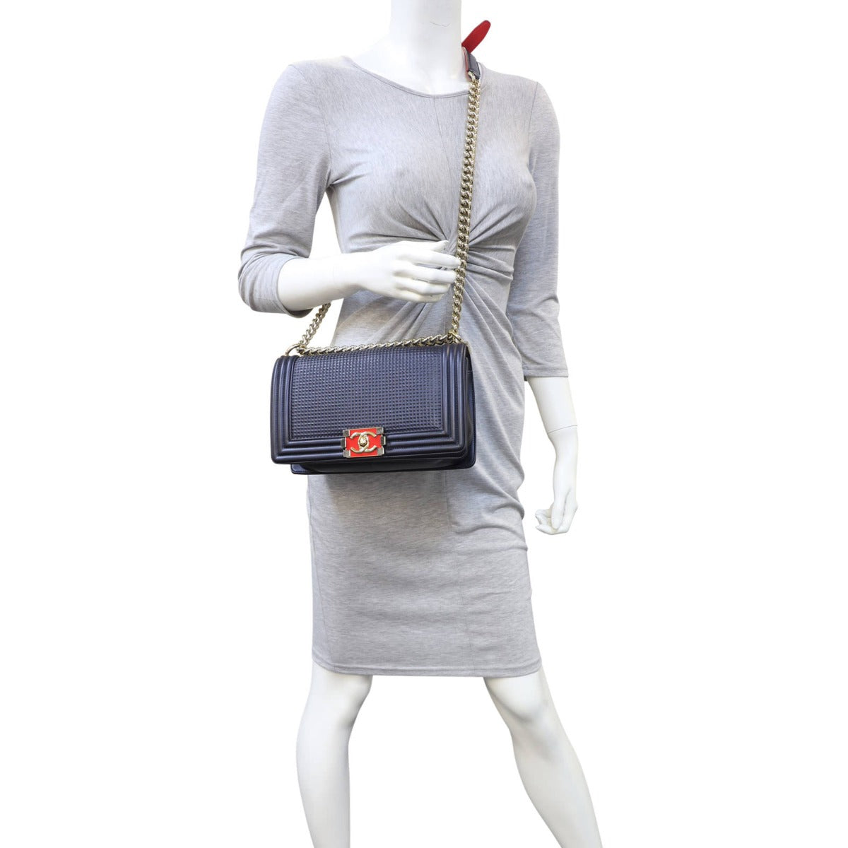 Chanel Boy Cube Old Medium Mannequin