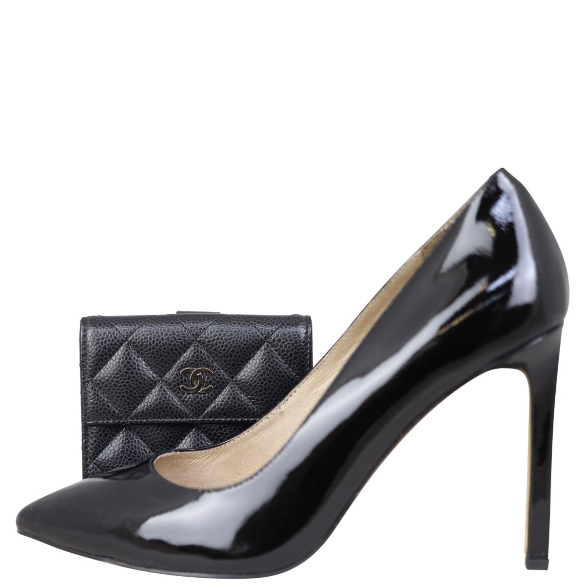 Chanel CC Compact Wallet Shoe