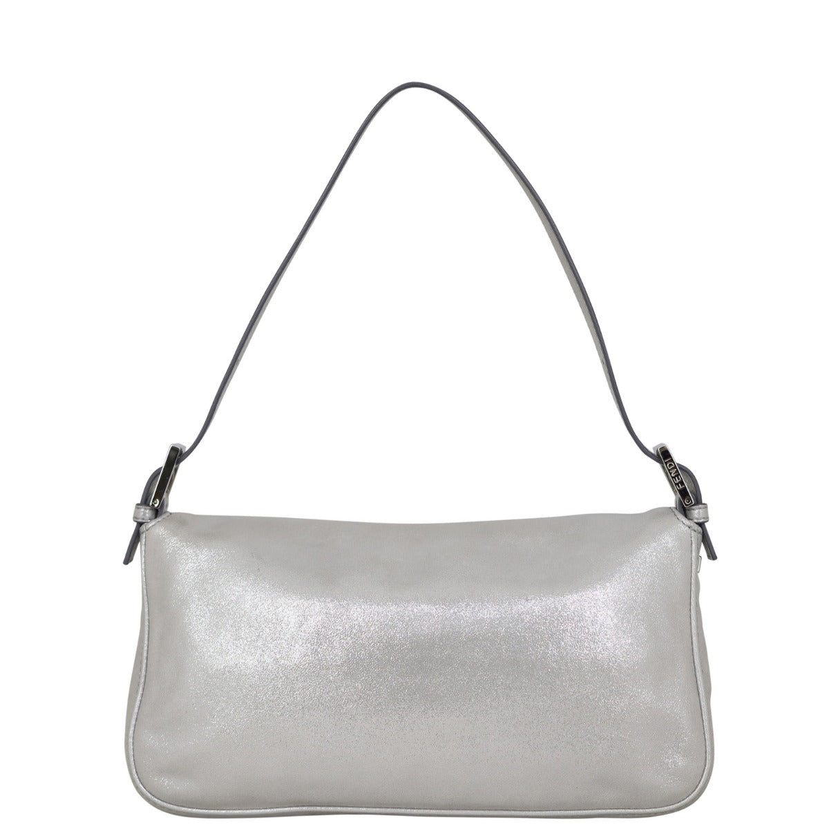 Fendi Baguette Bag Silver Back