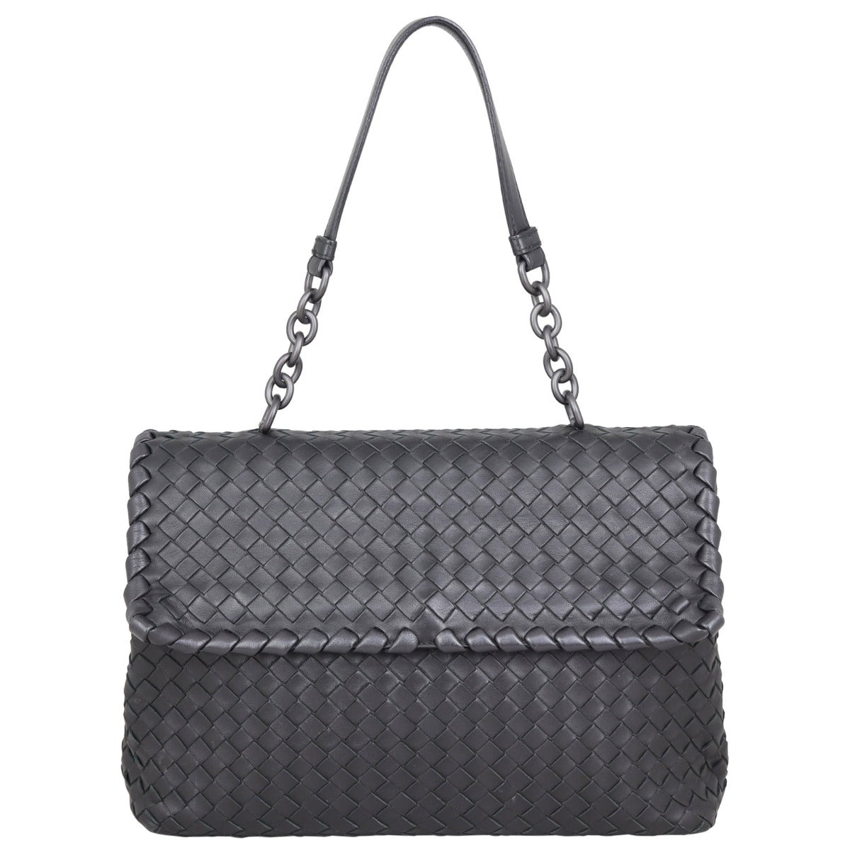 Bottega Veneta Intrecciato Olimpia Medium Front