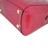 Louis Vuitton Montaigne BB Monogram Vernis Corner Closeup