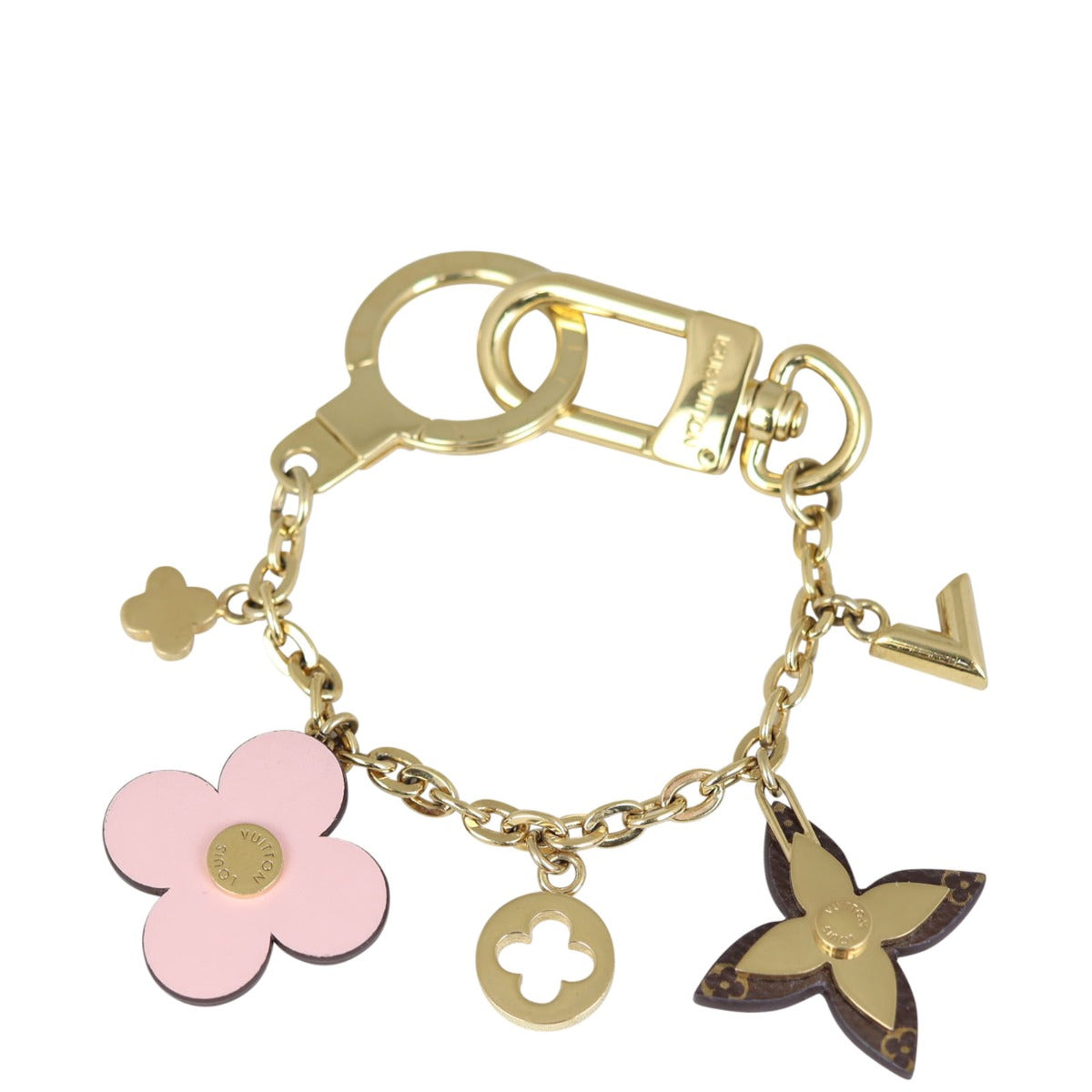 Louis Vuitton Blooming Flowers Chain Bag Charm and Key Holder Front