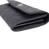 Chanel Classic Flap Long Wallet Corner Closeup