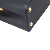 Louis Vuitton Capucines MM (black) Corner Closeup