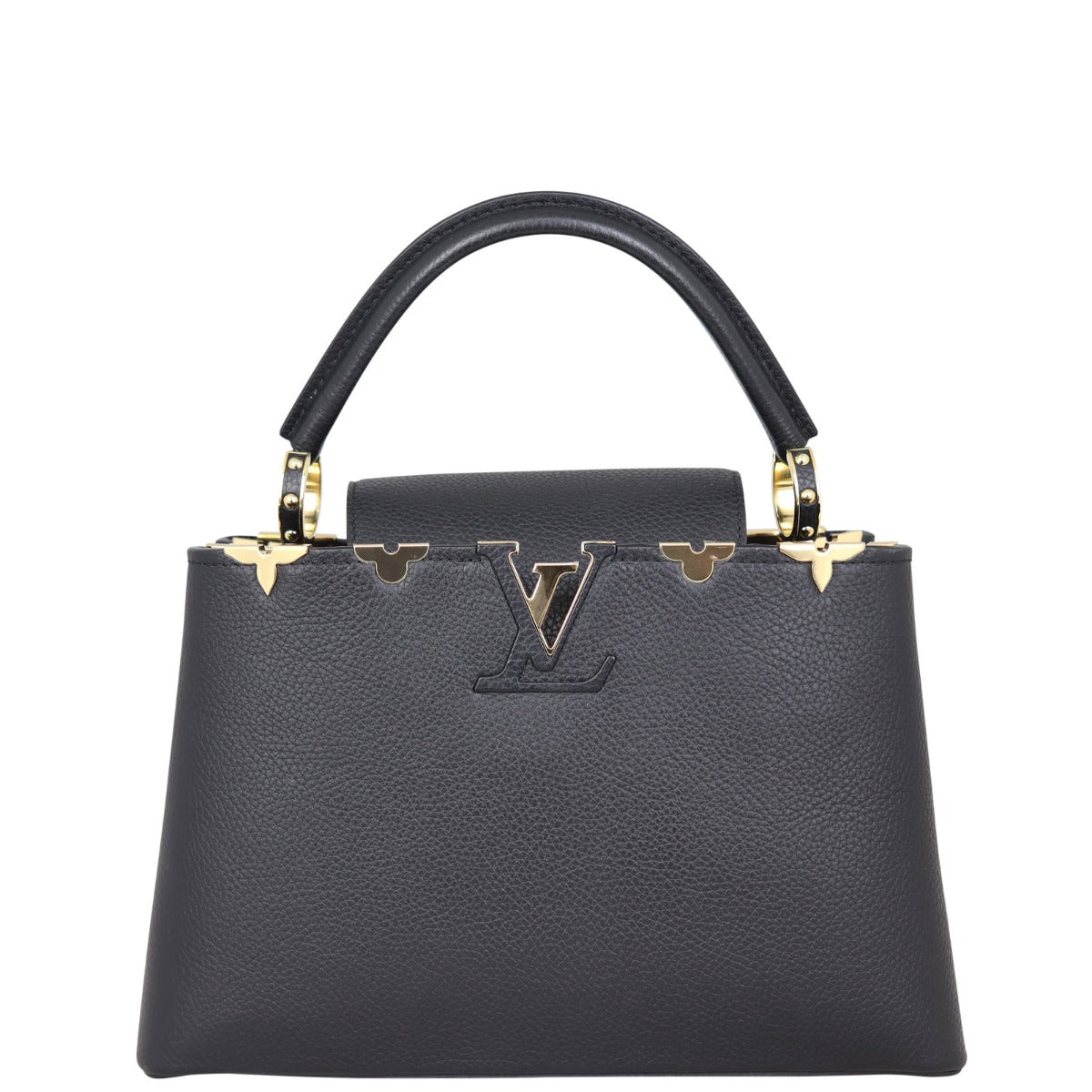 Louis Vuitton Capucines MM (black) Front