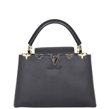 Louis Vuitton Capucines MM (black) Front