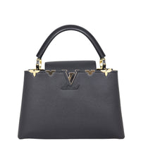 Louis Vuitton Capucines MM (black) Front