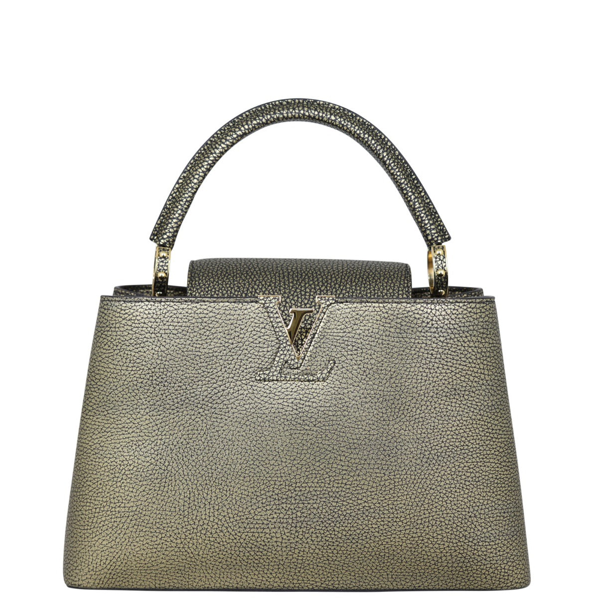 Louis Vuitton Capucines MM (gold) Front
