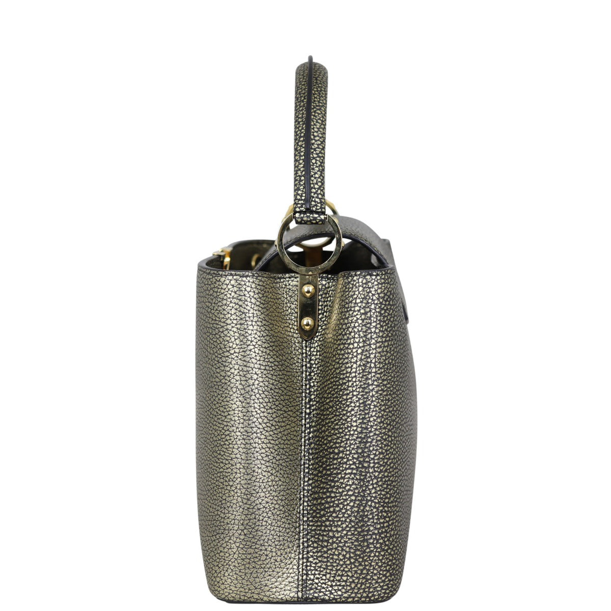 Louis Vuitton Capucines MM (gold) Side