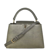Louis Vuitton Capucines MM (gold) Front with Strap