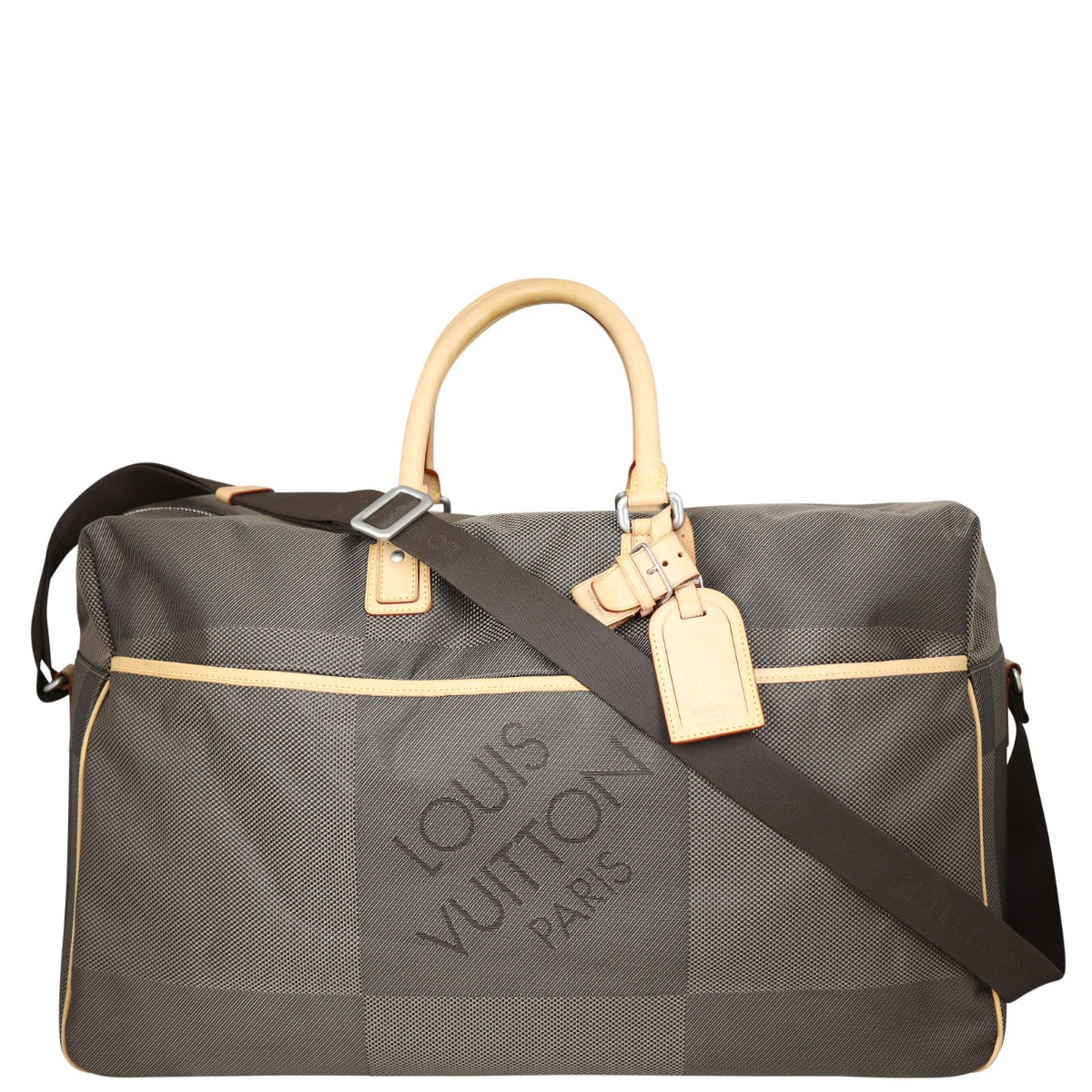 Louis Vuitton Albatros Duffle Damier Geant (green) Front with Strap