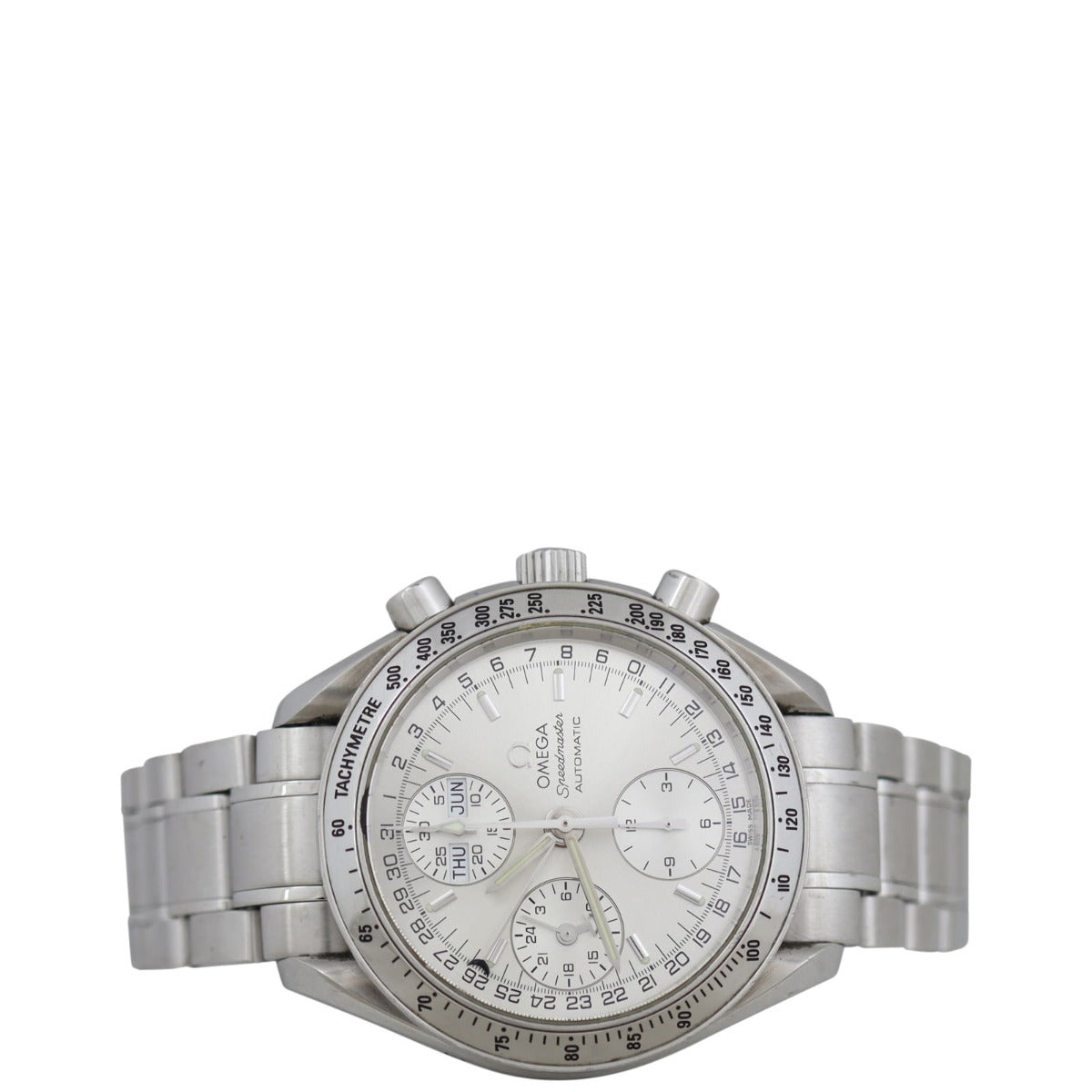 Omega Speedmaster Day-Date Automatic Chronograph 39mm Watch Front