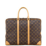 Louis Vuitton Porte Documents Voyage Monogram Front