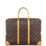 Louis Vuitton Porte Documents Voyage Monogram Back
