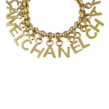 Chanel Gold Letters Charm Bracelet 
