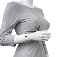 Chanel Camellia 18k White Gold Diamond Bracelet Mannequin