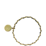 Chanel Logo Coin Bangle Pair
