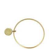 Chanel Logo Coin Bangle Pair