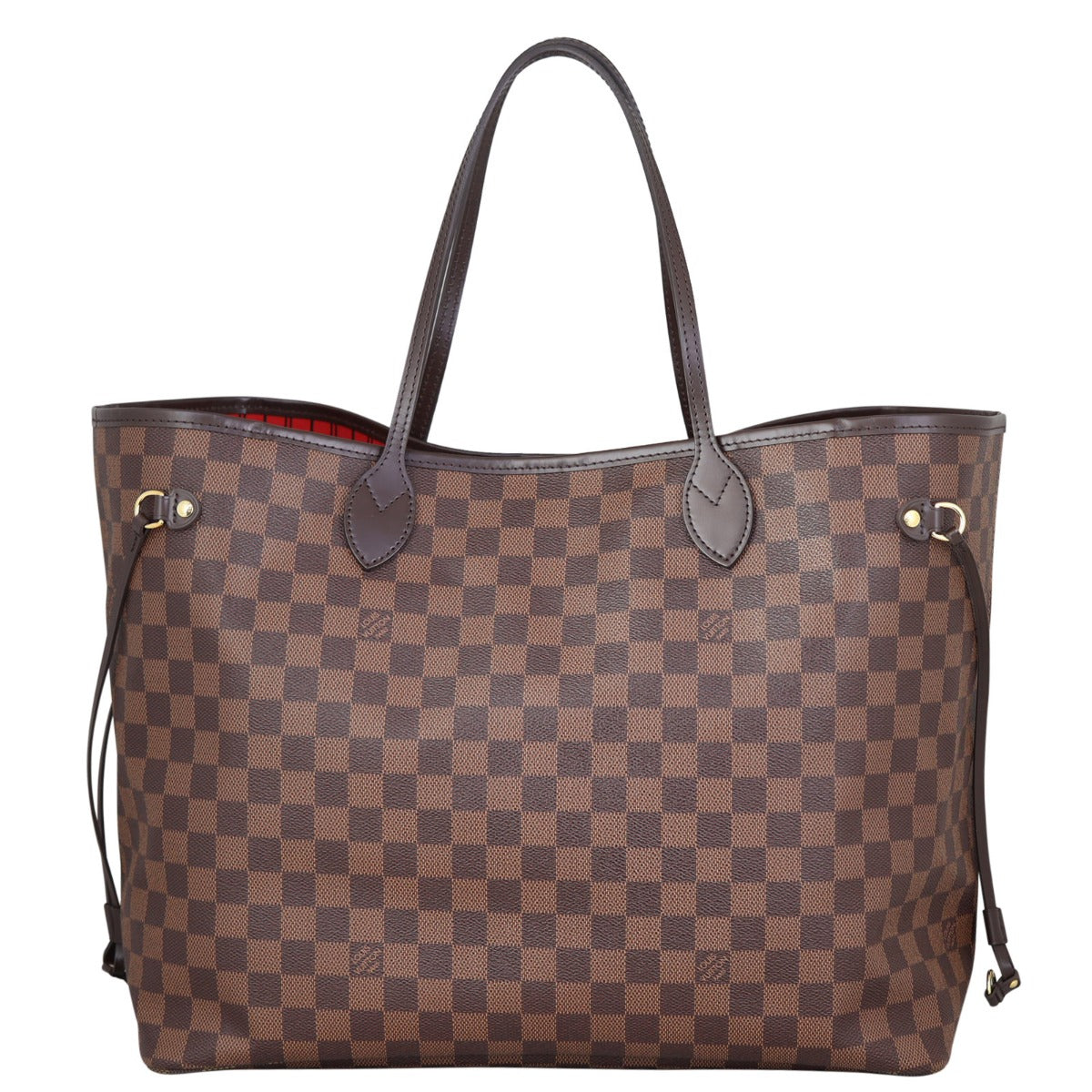 Louis Vuitton Neverfull GM Damier Ebene (with pouch) Front