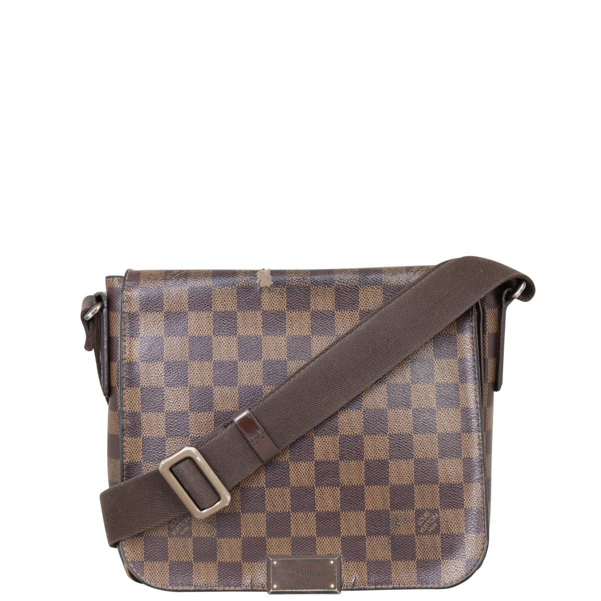 Louis Vuitton District PM Damier Ebene Front with Strap