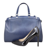 Louis Vuitton Brea MM Epi Indigo Shoe