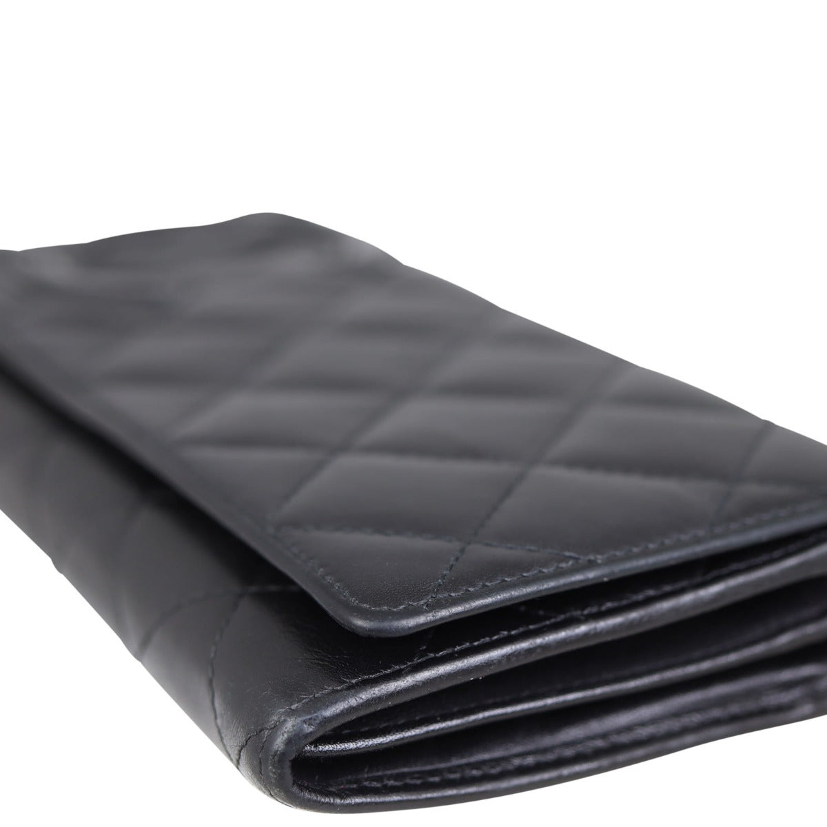 Chanel Cambon Long Wallet Corner Closeup