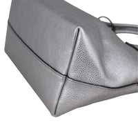 Prada Vitello Daino Small Zip Tote Corner Closeup