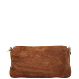 Fendi Suede Baguette Bag Back