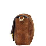 Fendi Suede Baguette Bag Side